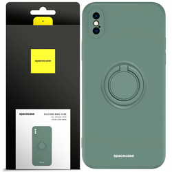 Spacecase Silicone Ring iPhone X/Xs dark green