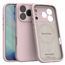 Spacecase Silicone Mag iPhone 17 Pro Max baby pink