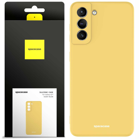 Spacecase Silicone Case Galaxy S21 yellow