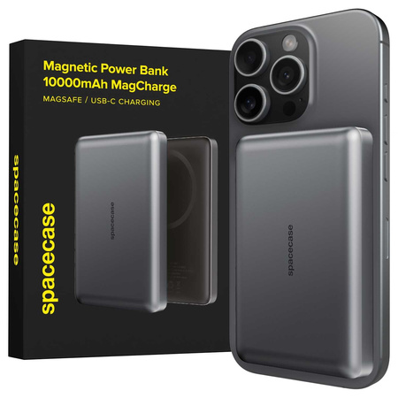Spacecase Power bank 10000mAh MagCharge PB02 gray
