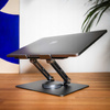 Spacecase Laptop aluminium stand 360 gray