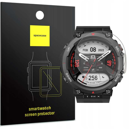 Szkło hartowane Spacecase Glass 2.5D do Amazfit T-Rex 2