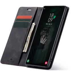 Etui z klapką Spacecase Wallet do Galaxy S10+ czarne