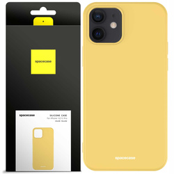 Spacecase Silicone Case iPhone 12/12 Pro yellow