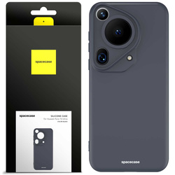 Etui silikonowe Spacecase Silicone Case do Huawei Pura 70 Ultra czarne