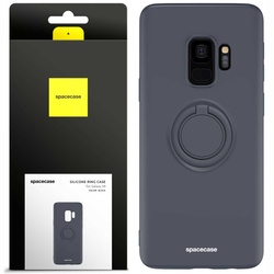 Etui Spacecase Silicone Ring do Galaxy S9 czarne
