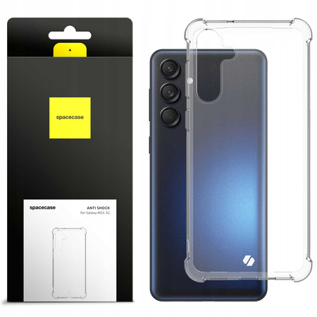 Etui Spacecase Anti-shock do Galaxy M55 5G przezroczyste