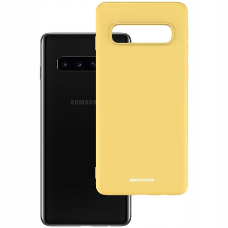 Spacecase Silicone Case Galaxy S10+ yellow