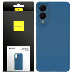 Etui silikonowe Spacecase Silicone Case do Galaxy S25 Edge niebieskie