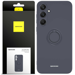 Etui Spacecase Silicone Ring do Galaxy A35 5G czarne