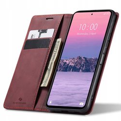 Etui z klapką Spacecase Wallet do Redmi Note 12 4G czerwone