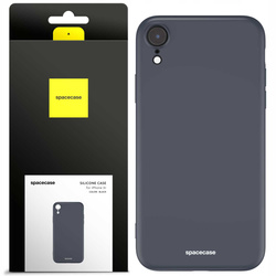Etui silikonowe Spacecase Silicone Case do iPhone Xr czarne