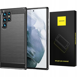 Spacecase Carbon Galaxy S22 Ultra czarny