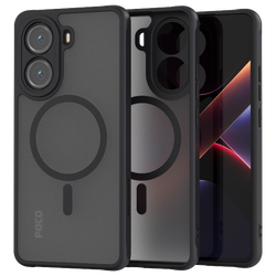 Etui Spacecase Hybrid Mag do Poco X7 Pro 5G czarne