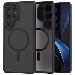 Etui Spacecase Hybrid Mag do Galaxy S25 Ultra czarne