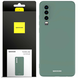 Etui silikonowe Spacecase Silicone Case do Huawei P30 ciemno zielone