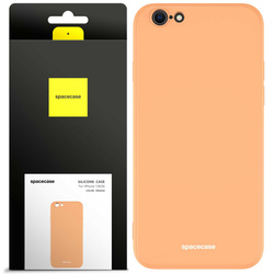 Etui silikonowe Spacecase Silicone Case do iPhone 7/8/SE pomarańczowe