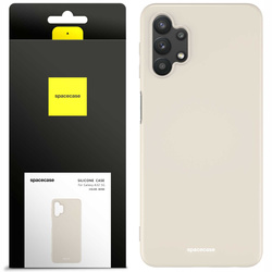 Etui silikonowe Spacecase Silicone Case do Galaxy A32 5G kremowe