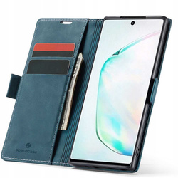 Etui z klapką Spacecase Wallet do Galaxy Note 10 niebieskie