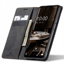 Etui z klapką Spacecase Wallet do Galaxy A14 5G czarne