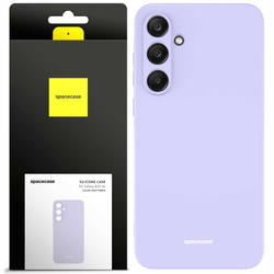 Etui silikonowe Spacecase Silicone Case do Galaxy A35 5G jasno fioletowe