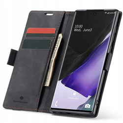 Etui z klapką Spacecase Wallet do Galaxy Note 20 czarne