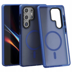 Etui Spacecase Hybrid Fusion Mag do Galaxy S25 Ultra niebieskie