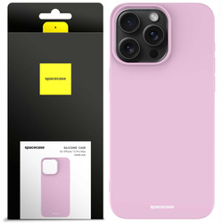 Etui silikonowe Spacecase Silicone Case do iPhone 15 Pro Max liliowe