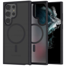 Etui Spacecase Hybrid Mag do Galaxy S22 Ultra czarne