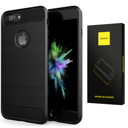 Spacecase Carbon iPhone 7/8 Plus czarny