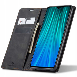 Etui z klapką Spacecase Wallet do Redmi Note 8 Pro czarne