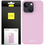 Etui silikonowe Spacecase Silicone Case do iPhone 13 liliowe