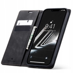 Etui z klapką Spacecase Wallet do iPhone 14 czarne