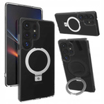 Etui Spacecase Ring Pro Mag do Galaxy S25 Ultra przezroczyste