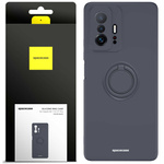 Etui Spacecase Silicone Ring do Xiaomi Mi 11T/11T Pro czarne
