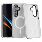 Etui Spacecase Hybrid Fusion Mag do Galaxy S25 białe