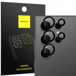Szkło na aparat Spacecase Camera Ring do Galaxy S24 Ultra czarne