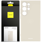 Etui silikonowe Spacecase Silicone Case do Galaxy S24 Ultra kremowe