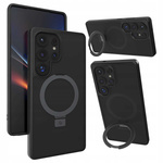 Etui Spacecase Ring Pro Mag do Galaxy S25 Ultra czarne