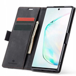 Etui z klapką Spacecase Wallet do Galaxy Note 10 czarne