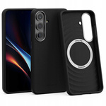 Etui skórzane Spacecase Classy Mag do Galaxy S25 czarne