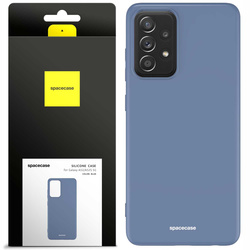 Etui silikonowe Spacecase Silicone Case do Galaxy A52/A52s niebieskie