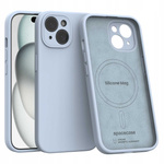 Spacecase Silicone Mag iPhone 15 baby blue