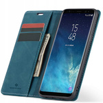 Etui z klapką Spacecase Wallet do Galaxy S8+ niebieskie