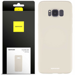 Etui silikonowe Spacecase Silicone Case do Galaxy S8+ kremowe
