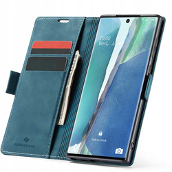 Etui z klapką Spacecase Wallet do Galaxy Note 20 niebieskie