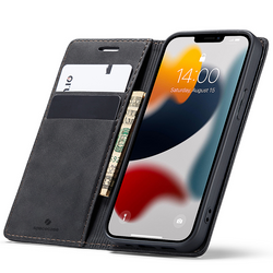 Etui z klapką Spacecase Wallet do iPhone 13 mini czarne