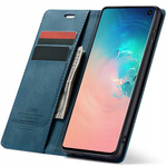 Etui z klapką Spacecase Wallet do Galaxy S10e niebieskie