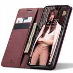 Etui z klapką Spacecase Wallet do Xiaomi Mi 10T Lite czerwone