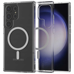 Etui Spacecase Clear Mag do Galaxy S24 Ultra przezroczyste